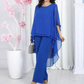 ⏳Limited-time 50% off⏰Women's High-Low Top & Trousers Set 👚👖