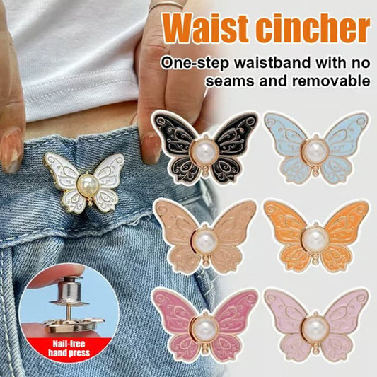 ⏳Limited-time 50% off⏰Removable Butterfly Waist Adjustment Buckle🦋