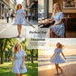 ⏳Limited-time 50% off⏰Women's Short Sleeve Tiered Mini Dress👗