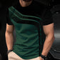 ⏳Limited-time 50% off⏰Men's Color-Block Crew Neck T-Shirt👕