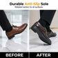 ⏳Limited-time 50% off⏰Men's Classic Faux Leather Single-Buckle Shoes👞
