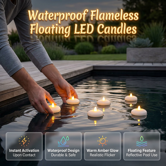 ⏳Limited-time 50% off⏰Flameless Floating LED Candle Lights🕯️