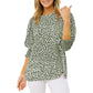 ⏳Limited-time 50% off⏰Women's Casual Polka Dot 3/4 Sleeve Blouse Top👚