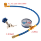 🔥2026 New Upgrade ＆ Hot Sale ＆ 50％ Off🔥R134a AC Refrigerant Charging Hose with Gauge – Universal & Easy DIY Tool 🔧