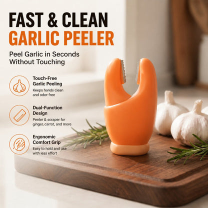 ⏳Limited-time 50% off⏰Multi-functional Finger Garlic Peeler🧄🖐️