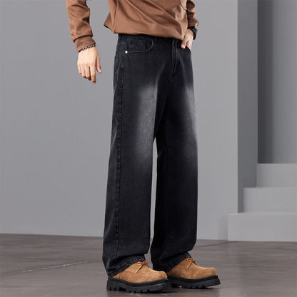 ⏳Limited-time 50% off⏰Men's Vintage Wash Wide-Leg Jeans👖
