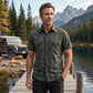 ⏳Limited-time 50% off⏰Men's Casual Plaid Short Sleeve Shirt 👔