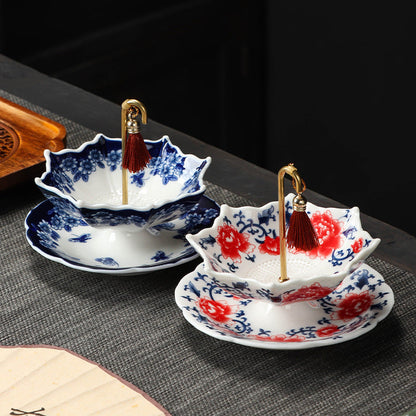 ⏳Limited-time 50% off⏰Umbrella-Shaped Ceramic Tea Strainer Set | A Whimsical Gift For Tea Lovers! 💝🍵