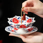 ⏳Limited-time 50% off⏰Umbrella-Shaped Ceramic Tea Strainer Set | A Whimsical Gift For Tea Lovers! 💝🍵