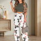 ⏳Limited-time 50% off⏰Women's Two-Piece Fitted Short Sleeve T-Shirt & Loose Trousers Set💐👚👖