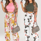 ⏳Limited-time 50% off⏰Women's Two-Piece Fitted Short Sleeve T-Shirt & Loose Trousers Set💐👚👖