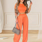 ⏳Limited-time 50% off⏰Women's Two-Piece Fitted Short Sleeve T-Shirt & Loose Trousers Set💐👚👖