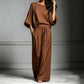 ⏳Limited-time 50% off⏰Women's Two-Piece Loose Fit Top and Wide-Leg Pants Set👚👖