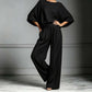 ⏳Limited-time 50% off⏰Women's Two-Piece Loose Fit Top and Wide-Leg Pants Set👚👖