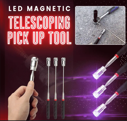 ⏳Limited-time 50% off⏰LED Retractable Magnetic Pickup🧲