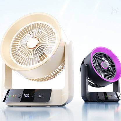 ⏳Limited-time 50% off⏰Quiet Desktop Fan with Smart LED Display🍃🖥️