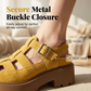 👡 50% OFF NOW! 🔥 Women's Platform Chunky Sandals – Cushioned footbed & anti-slip sole – Stylish, comfy & perfect for summer strolls, beach or daily wear ☀️