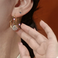 ⏳Limited-time 50% off⏰Double Hoop Sparkling Zirconia Ball Earrings💎