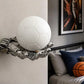 ⏳Limited-time 50% off⏰Futuristic Metal Hand Wall-Mounted Decorative Display🖐️⚽