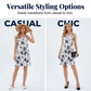 ⏳Limited-time 50% off⏰Women's Casual Printed Spaghetti Strap Sleeveless Dress👗