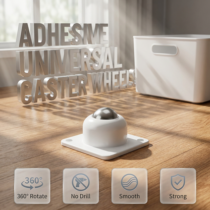 ⏳Limited-time 50% off⏰Self-Adhesive Swivel Caster Wheels🛋️🧳