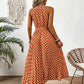 ⏳Limited-time 50% off⏰Women's Polka Dot Halter Neck Dress👗