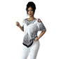 ⏳Limited-time 50% off⏰Boho Chic Cold Shoulder Top Irregular Hem Short Sleeve Tee👚