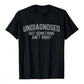 ⏳Limited-time 50% off⏰Funny "Undiagnosed" Slogan T-Shirt – Witty, Soft, Conversation Starter👕🎤
