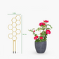 ⏳Limited-time 50% off⏰Creative Honeycomb Metal Plant Support Stakes🌱