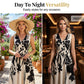 ⏳Limited-time 50% off⏰Women's Floral Print V-Neck Twisted Waist Maxi Dress👗