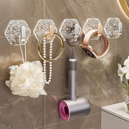 ⏳Limited-time 50% off⏰ Punch-Free Ripple Wall Adhesive Hooks (1 Set/10 Pcs)