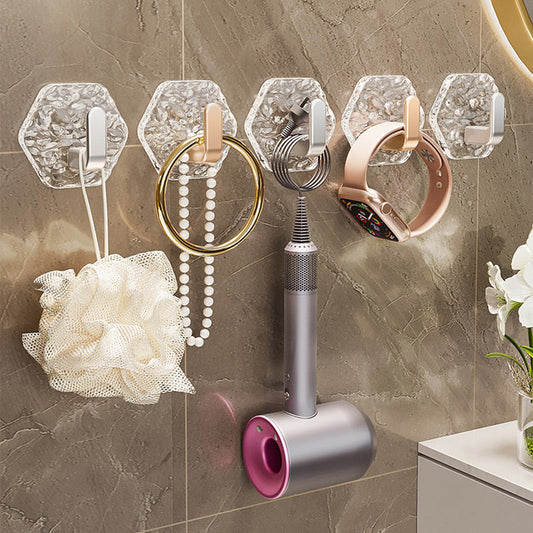 ⏳Limited-time 50% off⏰ Punch-Free Ripple Wall Adhesive Hooks (1 Set/10 Pcs)🪝