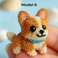 ⏳Limited-time 50% off⏰Colorful Beaded 3D Dog Model Kit🎨🐶