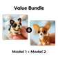 ⏳Limited-time 50% off⏰Colorful Beaded 3D Dog Model Kit🎨🐶