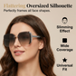 ⏳Limited-time 50% off⏰Rimless Oversized Square Sunglasses🕶️🏖️