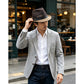 ⏳Limited-time 50% off⏰Summer Straw Fedora Sun Hat with Stylish Buckle Band🎩