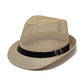 ⏳Limited-time 50% off⏰Summer Straw Fedora Sun Hat with Stylish Buckle Band🎩