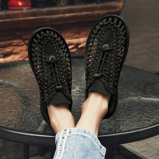⏳Limited-time 50% off⏰Men's Breathable Lightweight Handwoven Sandals🩴