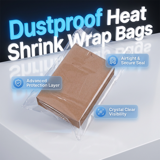 ⏳Limited-time 50% off⏰Clear Heat Shrink Wrap Bags for Dustproof Packaging♨️🛡️