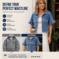 ⏳Limited-time 50% off⏰Women's Summer Ruffled Sleeve Denim Jacket🧥