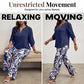⏳Limited-time 50% off⏰Women's V-Neck Top & Print Wide-Leg Pants Set👚👖