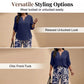 ⏳Limited-time 50% off⏰Women's V-Neck Top & Print Wide-Leg Pants Set👚👖