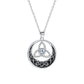 ✨ 50% OFF NOW! 💍 Vintage Celtic Knot Necklace – 925 Silver & Sparkling CZ – Timeless Symbol of Love 🎁