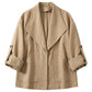 ⏳Limited-time 50% off⏰Women's Casual Vintage Lapel Jacket🪶🧥