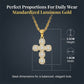 ⏳Limited-time 50% off⏰Copper Inlaid Zircon Cross Charm Pendant📿✝️💎