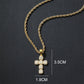 ⏳Limited-time 50% off⏰Copper Inlaid Zircon Cross Charm Pendant📿✝️💎