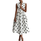 ⏳Limited-time 50% off⏰Women's Polka Dot Sleeveless V-Neck Dress🌟👗