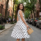 ⏳Limited-time 50% off⏰Women's Polka Dot Sleeveless V-Neck Dress🌟👗