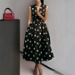 ⏳Limited-time 50% off⏰Women's Polka Dot Sleeveless V-Neck Dress🌟👗