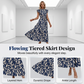 ⏳Limited-time 50% off⏰Women’s Summer Ruffled Flutter Sleeve Tie Waist Floral Midi Dress🌿👗